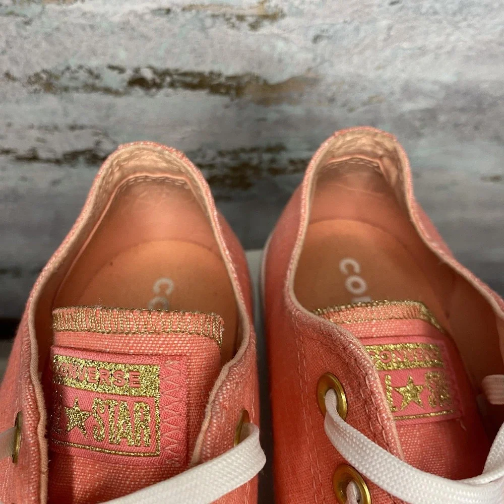 Converse Chuck Taylor All Star Lift Shoes Womens Size 8 Pink Platform Sneakers